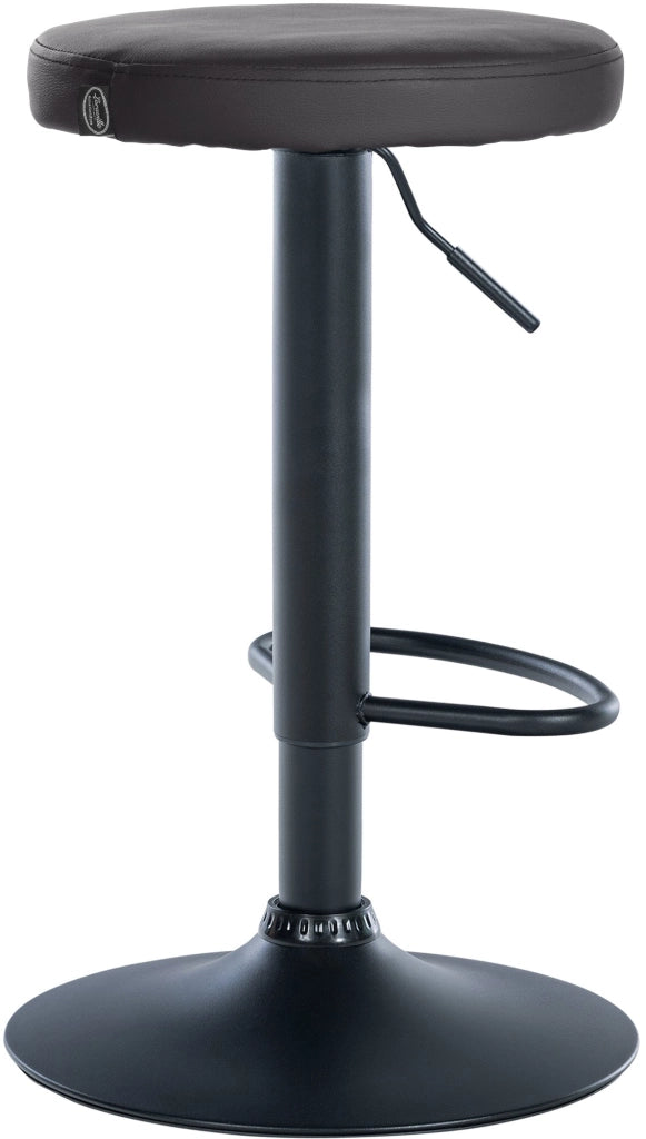 Barhocker Ponte Kunstleder schwarz