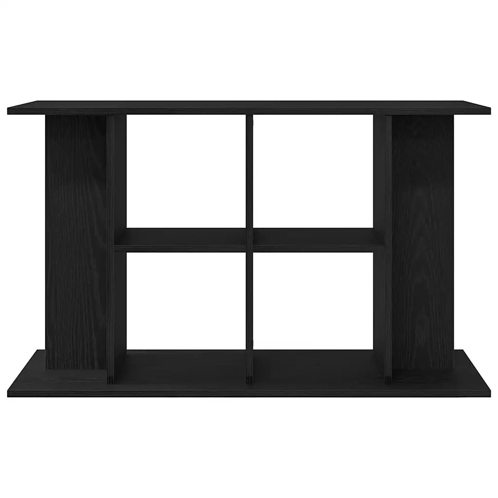 Supporto Acquario 100x40x60 cm Legno Multistrato Rovere Nero