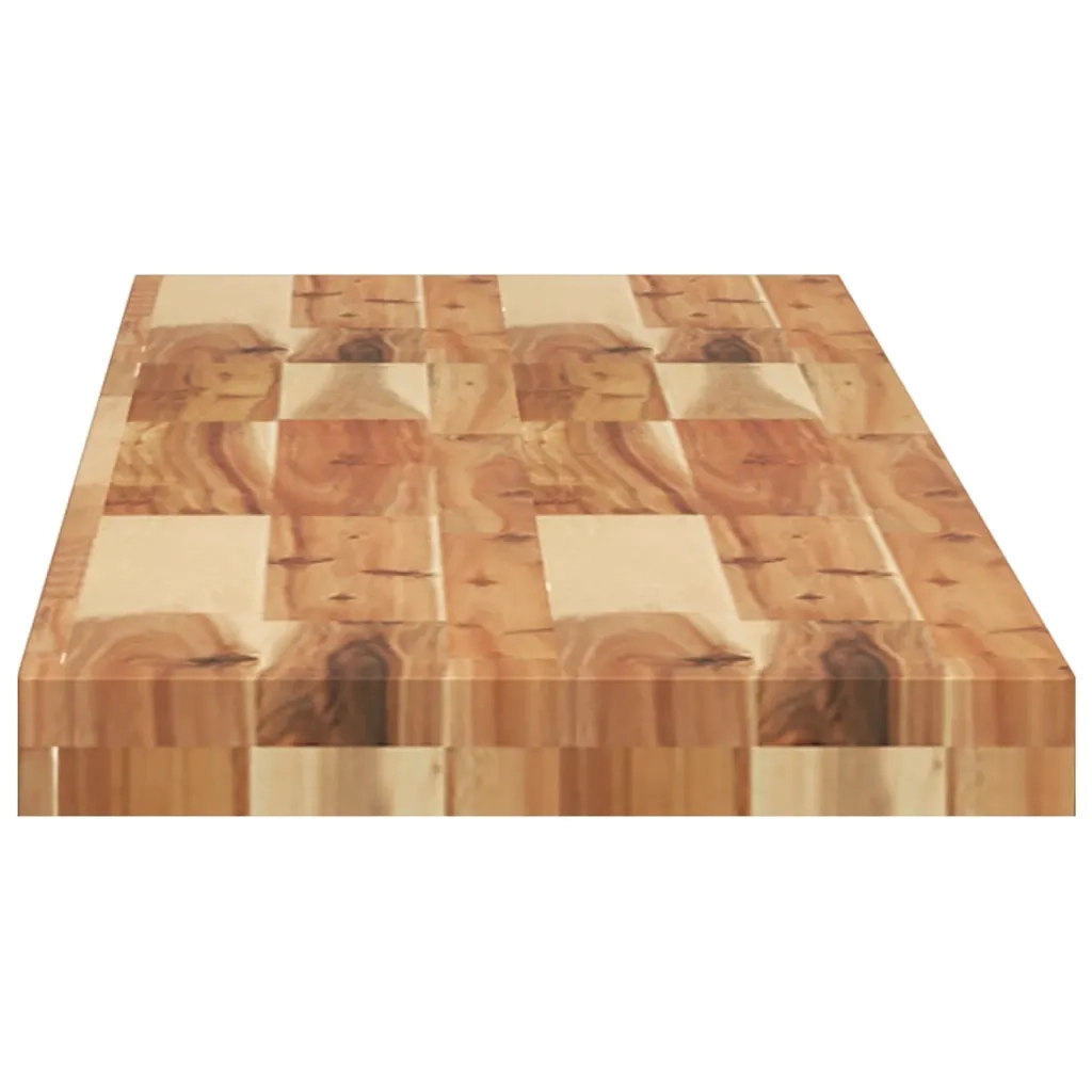 vidaXL Mensole da Parete 3 pz 140x30x4 cm Legno Acacia Rifinito a Olio