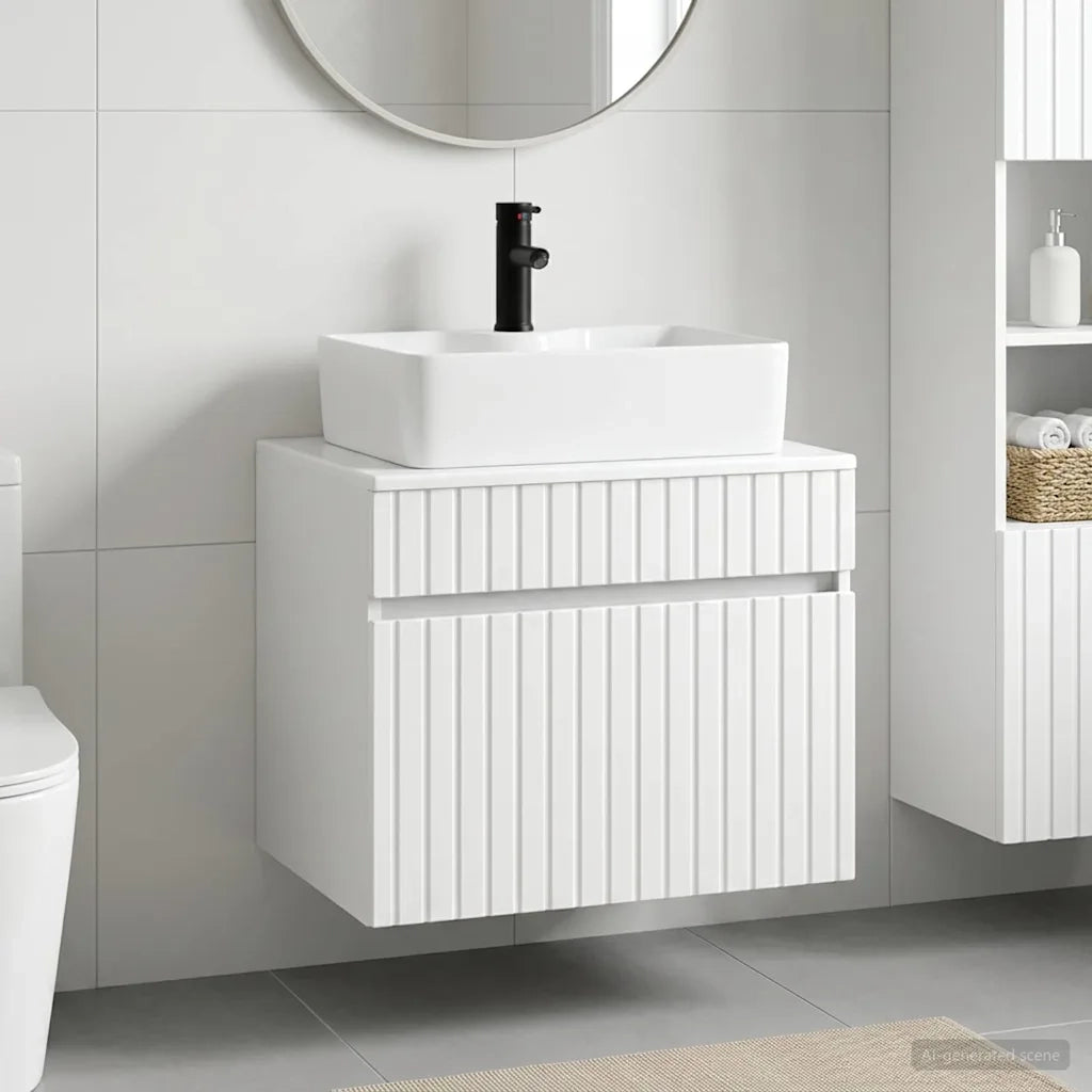 Set di mobili per il bagno Bianco Legno ingegnerizzato 3404290