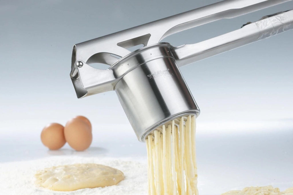GEFU GF13100 Tri Star Schiacciapatate con 3 Dischi Intercambiabili Acciaio Inox 18-10 Lavabile in Lavastoviglie colore Argento