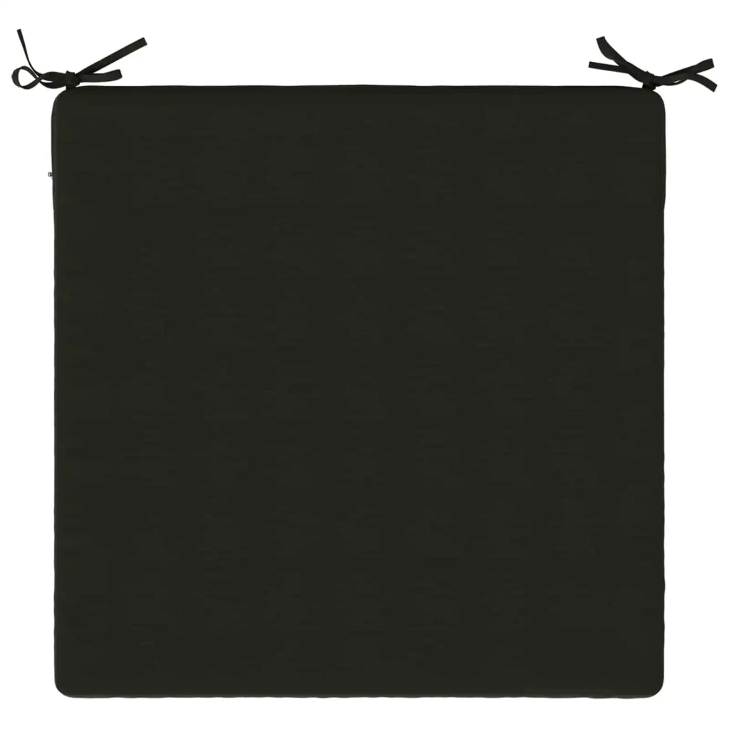 Cuscini per Sedia in 4 Pezzi SOEST 4 pz 100% Poliestere Nero 944964