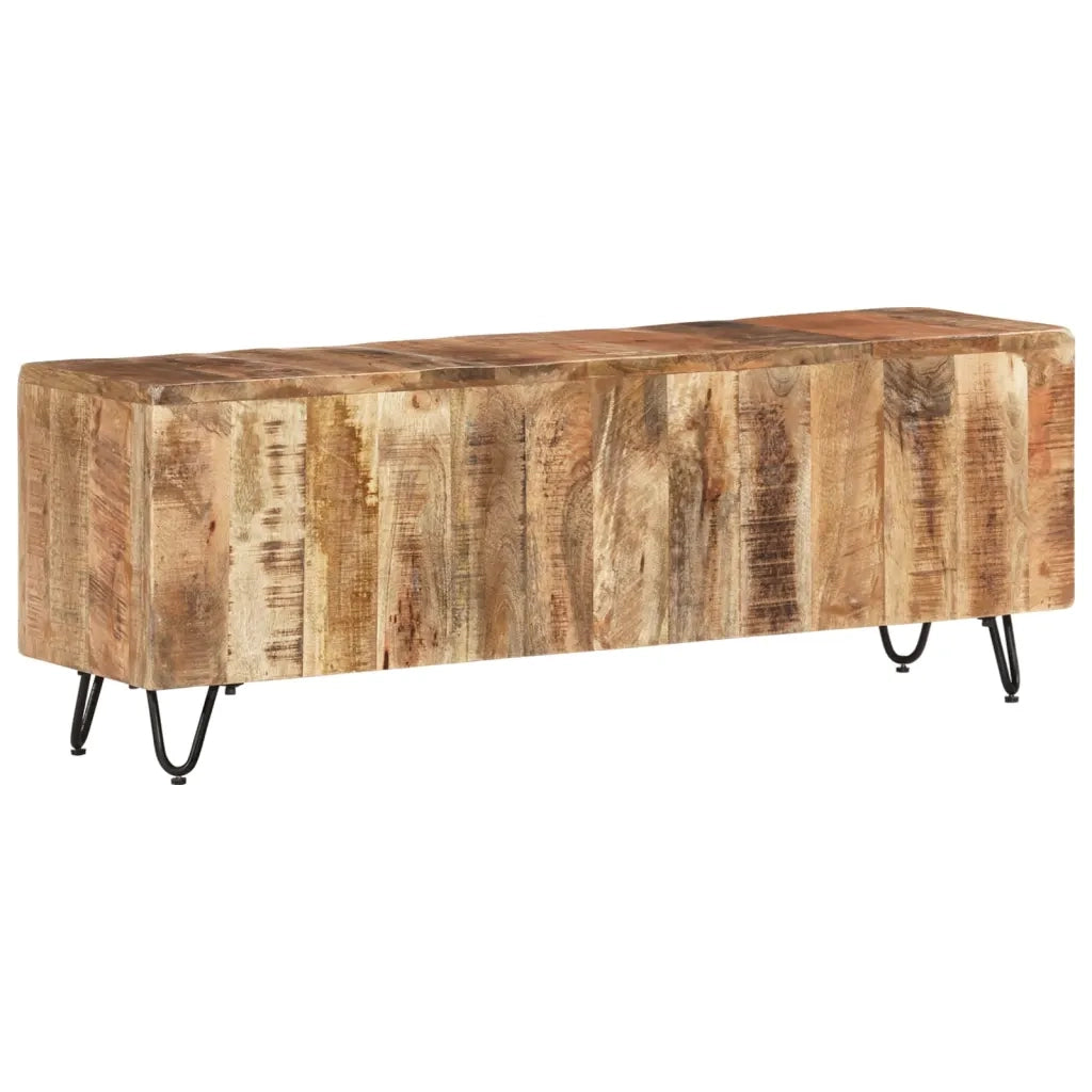 Mobile Porta TV 110x30x40 cm in Legno Massello di Mango 337843