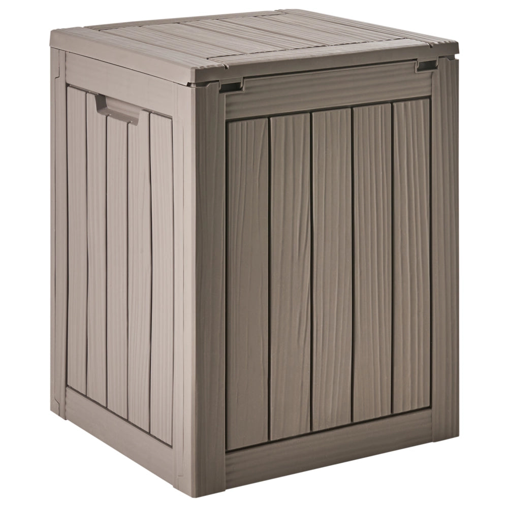 Contenitore da giardino Taupe Polipropilene 46 x 58 cm Cassetta degli attrezzi da esterno per tessuti