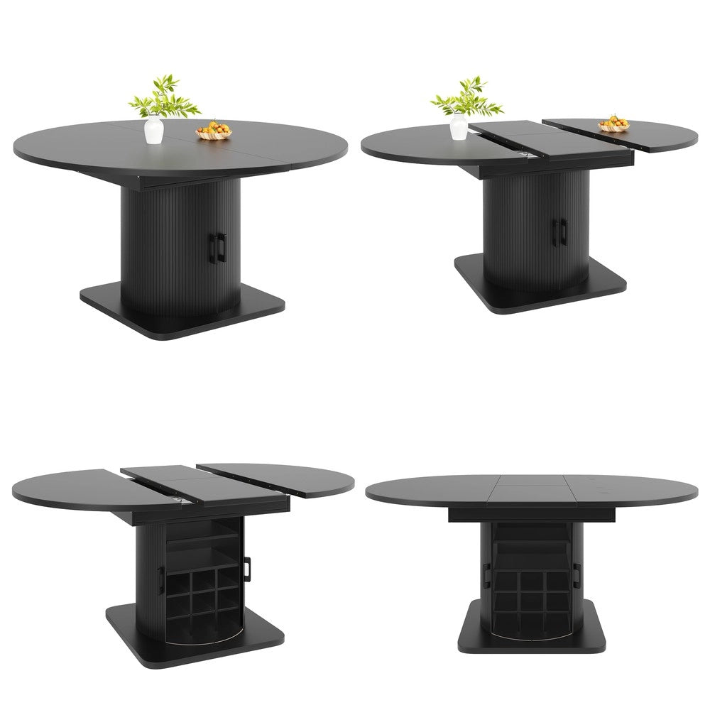 Tavolo da cucina allungabile salvaspazio ¨C Minimal ¨C MDF nero