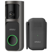 Imou, Videocitofono 3S Batteria 2.5K, Lente Fisheye, Rilevamento AI Persone Pacchi