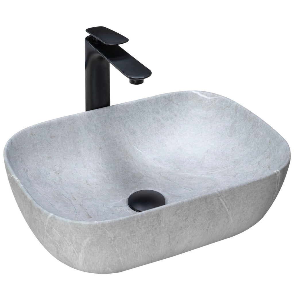 Lavabo Da Appoggio Rea Livia Grey