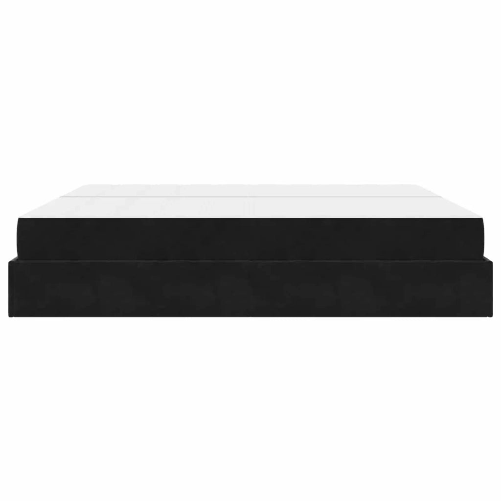 Struttura letto con materasso con materasso 2 pcs Nero Velluto 3399584
