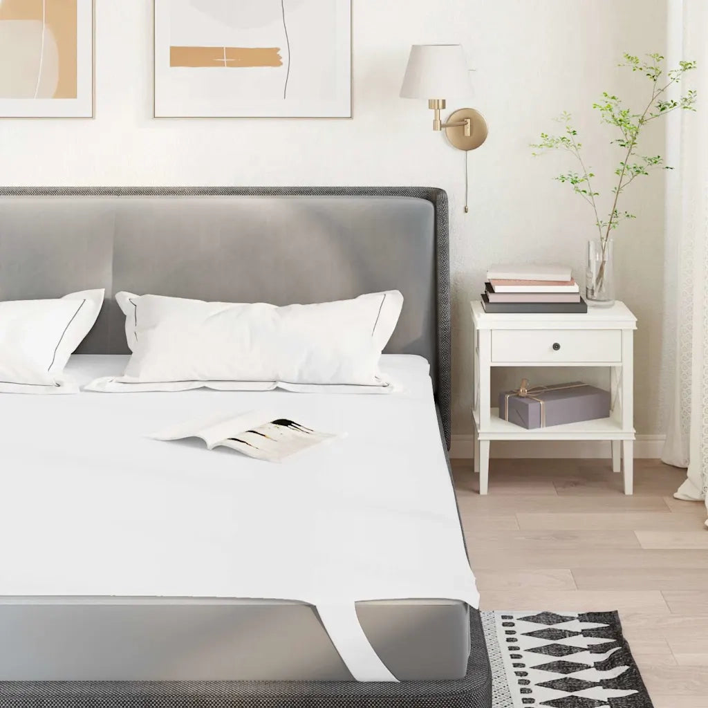 Coprimaterasso Bianco 140x220 cm Impermeabile CFW3244470