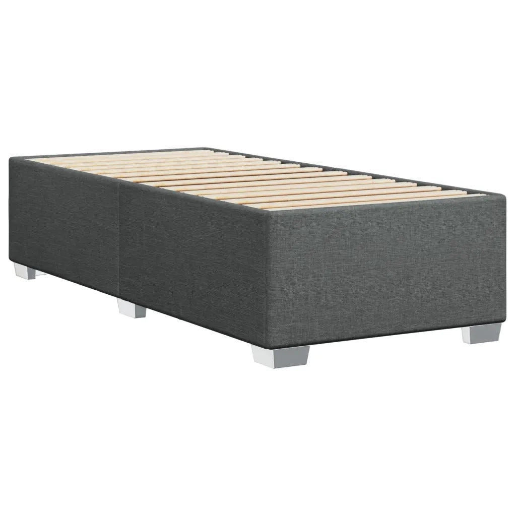 Giroletto senza Materasso Grigio Scuro 90x200 cm Tessuto 3284444