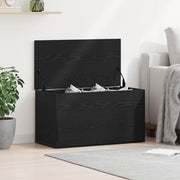 Cassa di stoccaggio  in Nero Rovere, 84x42x46 cm, in legno ingegnerizzato