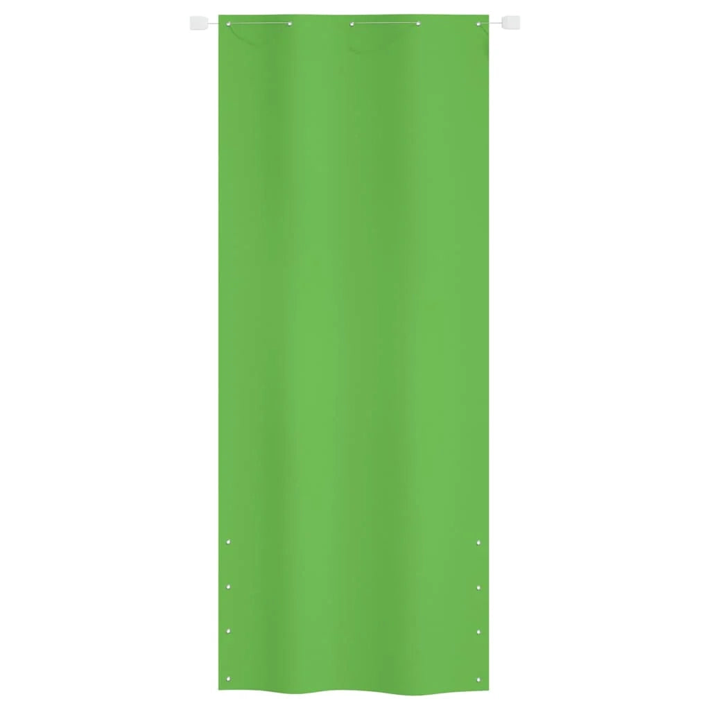 Paravento per balcone frangivista 100 x 240 cm tessuto Oxford verde chiaro 02_0010421