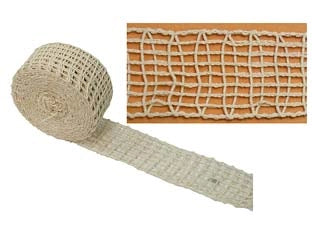 RETE ELASTICA POLIESTERE CRISTAL NET PER ARROSTI- - ø mm.150 maglia a 22 quadri - 50 mt