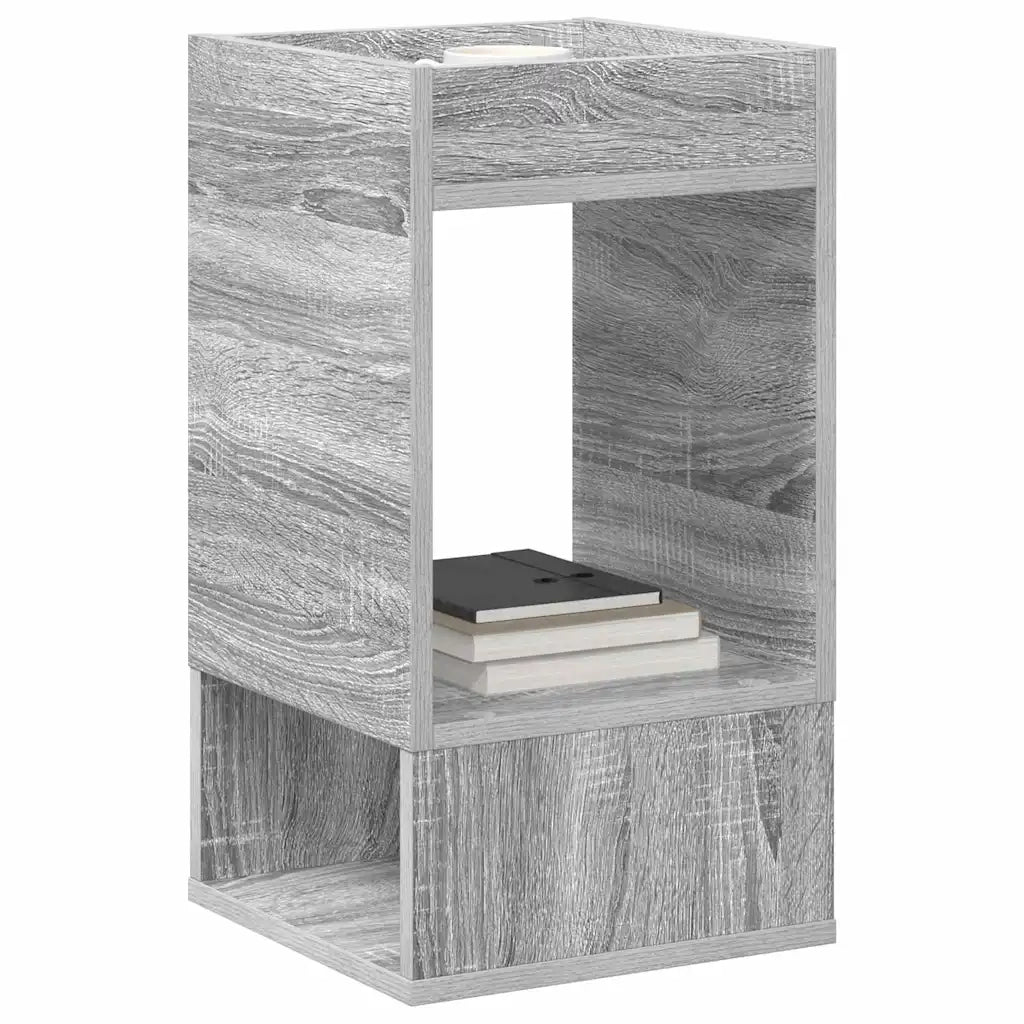 Tavolino Grigio Sonoma 30 x 30 x 56 cm Legno ingegnerizzato 890938