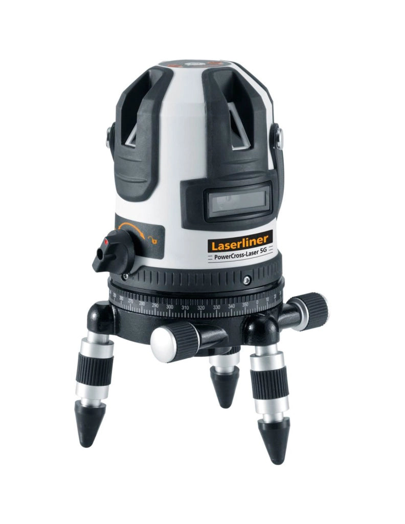 Laser a linee intersecanti verde LASERLINER 032.060L - PowerCross-Laser 5G DLD