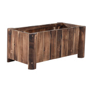 Easycomfort Fioriera Vaso per Piante Box Rettangolare in Legno di Abete 70 x 35 x 30cm