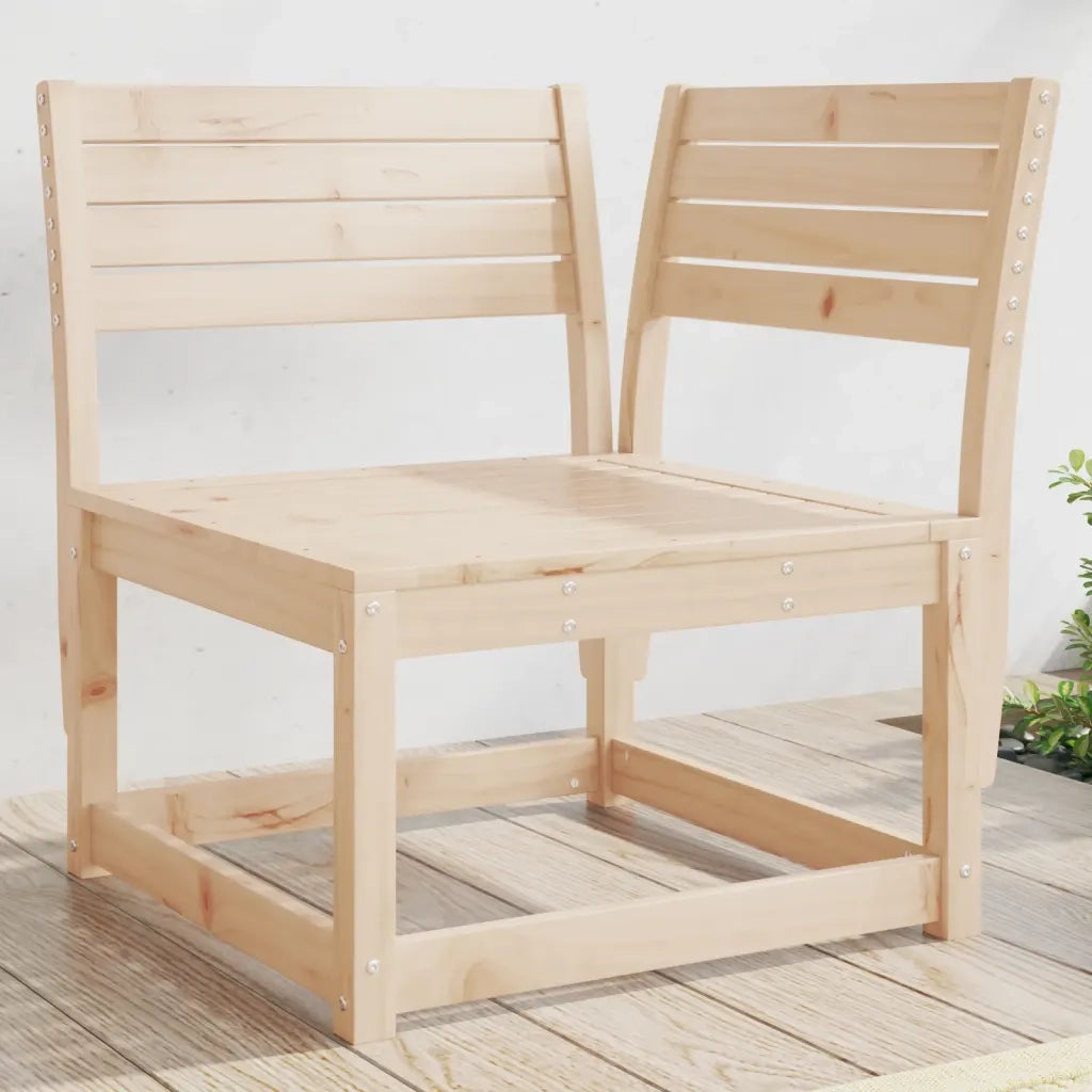 Divano Angolare da Giardino-Sofa da Giardino-Divanetto da esterno 73x73x78 cm Legno Massello di Pino