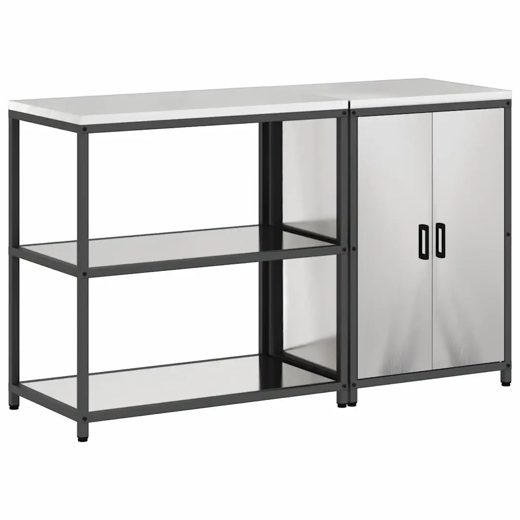 Set di Stoccaggio per Cucina 2 pcs Argento Acciaio inossidabile 3392663
