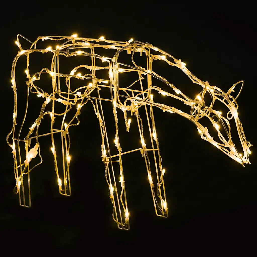 Decorazioni di Natale a Forma di Renne 3 pz 229 LED CFW8752116