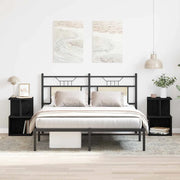 Armadio da Notte 2 pcs Rovere Nero 35 x 35 x 55 cm 862618