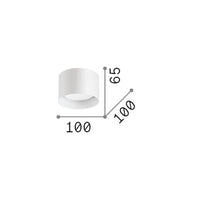 Plafoniera Moderna Spike Metallo Ottone 1 Luce Gx53 9W 3000K Luce Calda