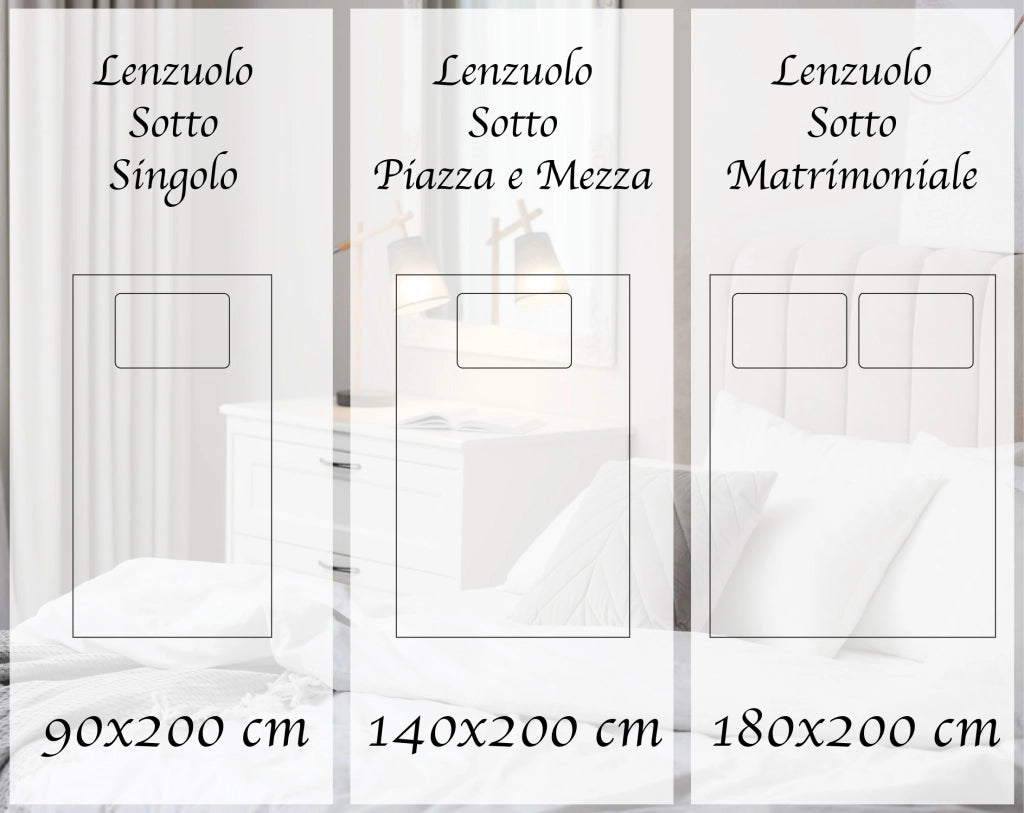 Lenzuolo Sotto Con Angoli Elastici 100% Puro Cotone  Arancio - Una piazza e mezza