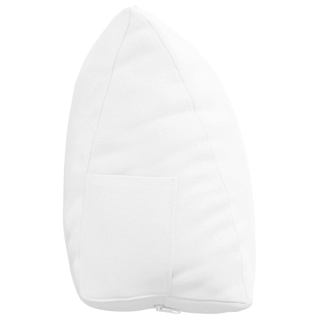 Cuscino per Schiena Bianco 45 x 20 x 35 cm Tessuto