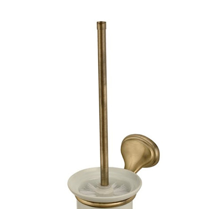 Porta scopino a muro color vecchio ottone revival