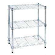 Scaffale in Acciaio Cromato 3 Piani 36X60X75Cm Tosini Light AC1424-3