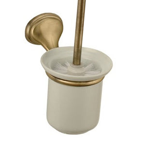 Porta scopino a muro color vecchio ottone revival