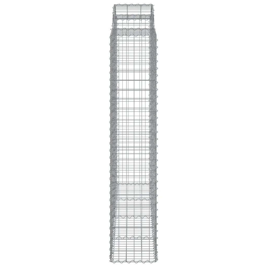 Cesti Gabbioni ad Arco 2 pz 200x50x200/220 cm Ferro Zincato 3146425