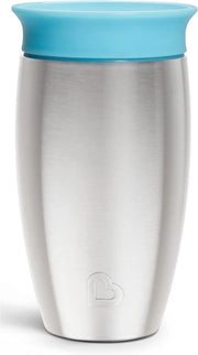 Tazza per Bambini in Acciaio Inossidabile a 360 Gradi - 296 ml, Blu