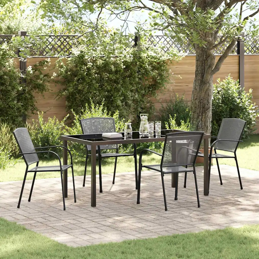 Set da Pranzo per Giardino 5 pcs Antracite 3379285