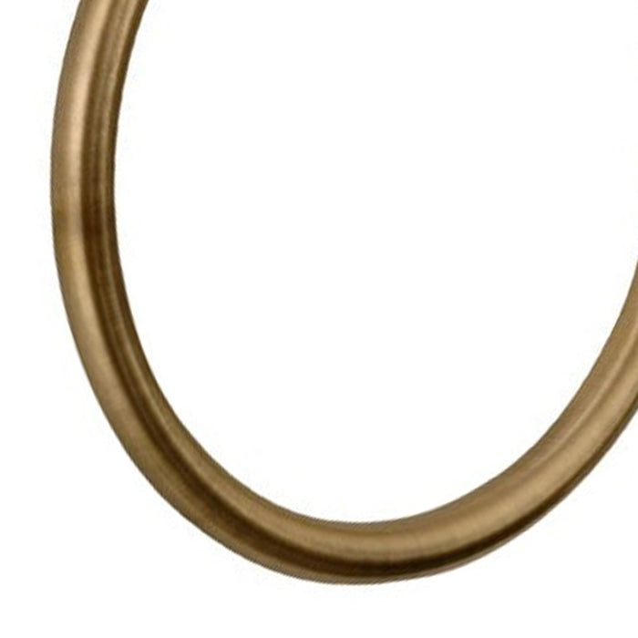 Porta salviette ad anello a muro color ottone antico serie revival