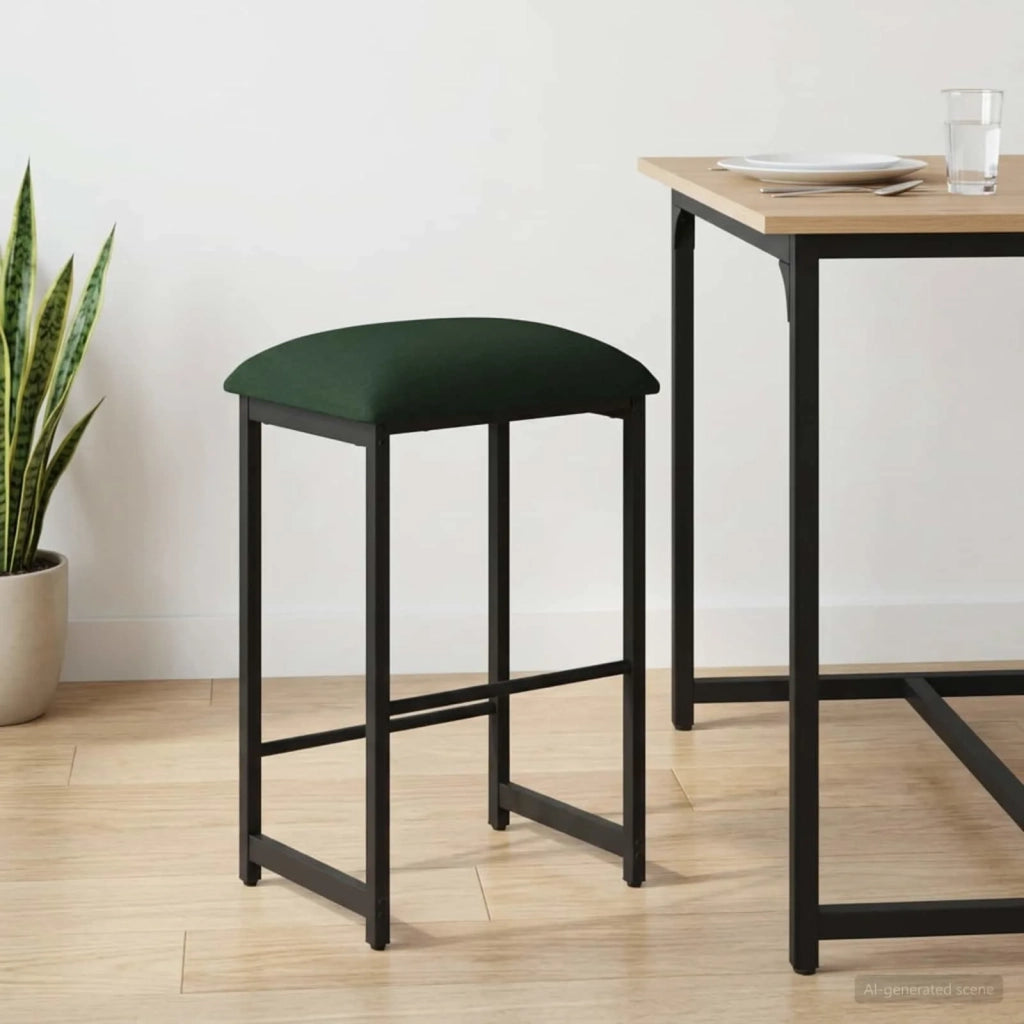 Sgabello da bar Verde Scuro 40 x 32 x 74 cm 8006223