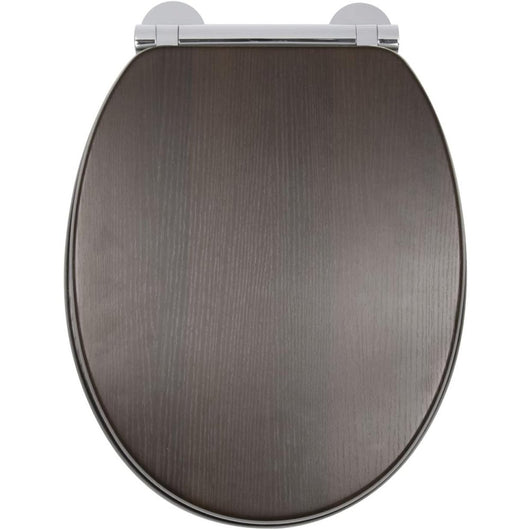 Croydex montoro sedile wc, legno, walnut effect, taglia unica,