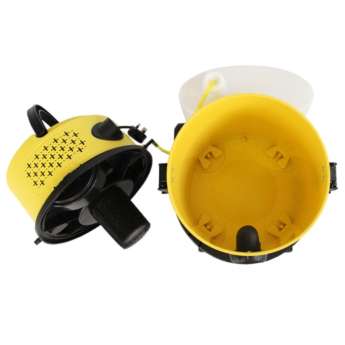 Aspirapolvere Industriale Bagnato e Asciutto HEPA Senza Sacchetto 1300W - 20L