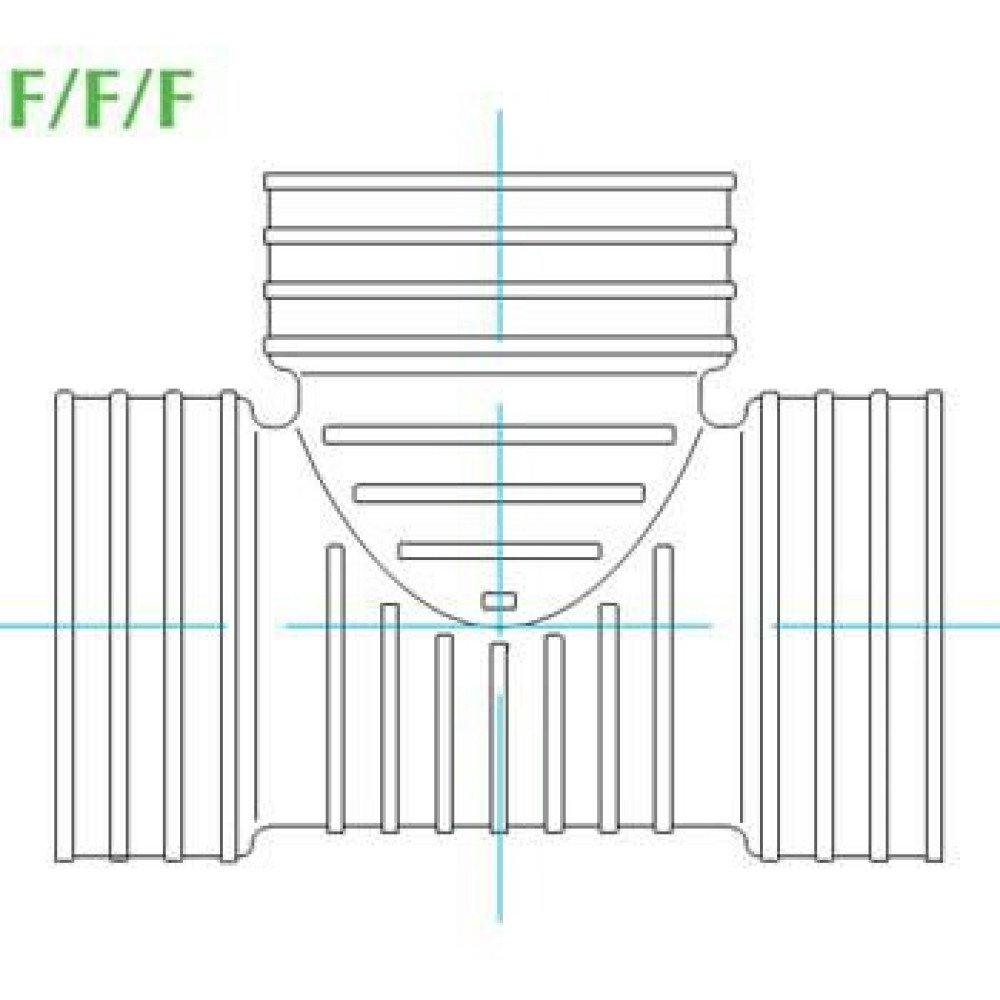 Braga semplice 90 tee per tub co rrugato d.200 stampato b08lqy2yv