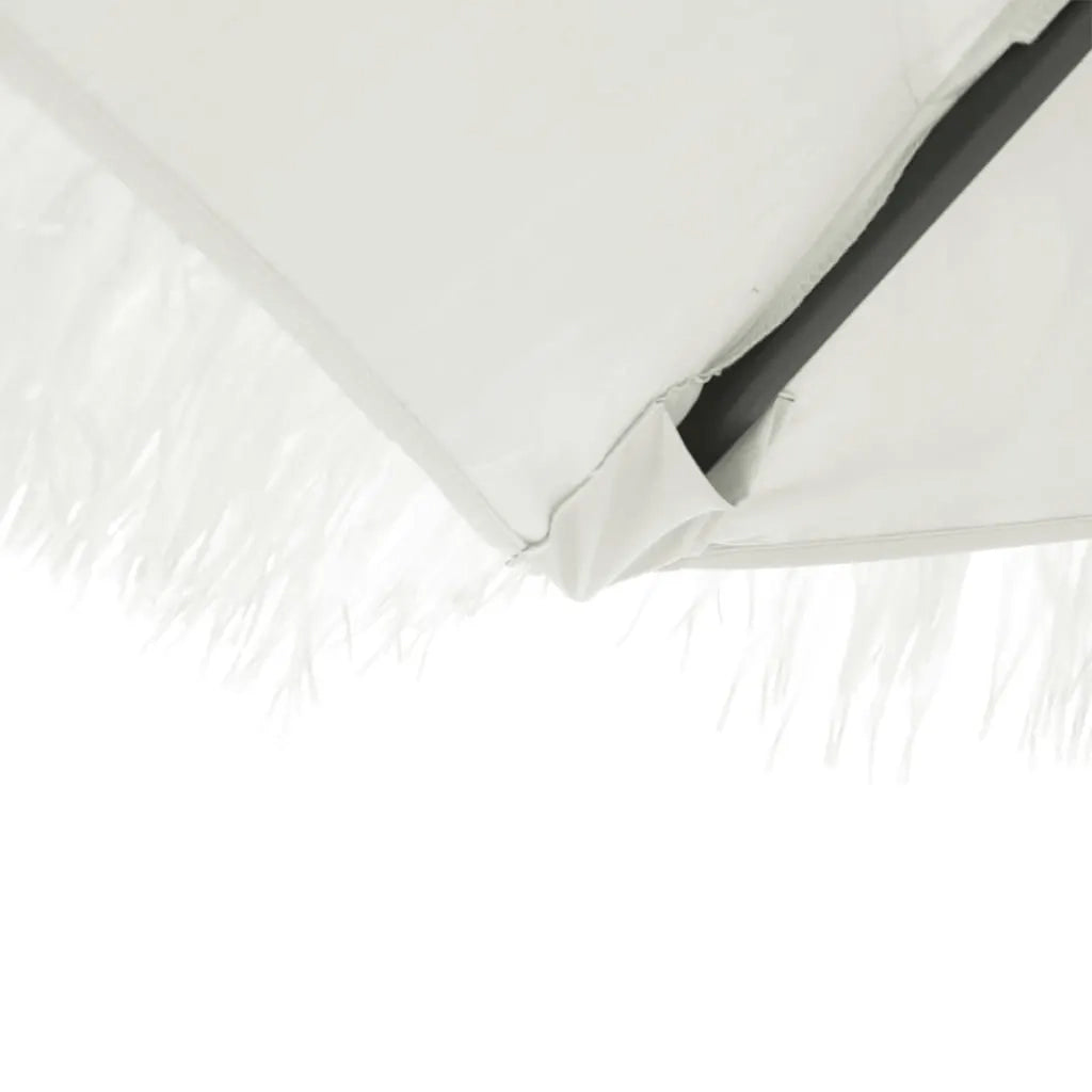 Ombrello | Parasolne Giardino con Palo in Acciaio Bianco 300x200x250 cm