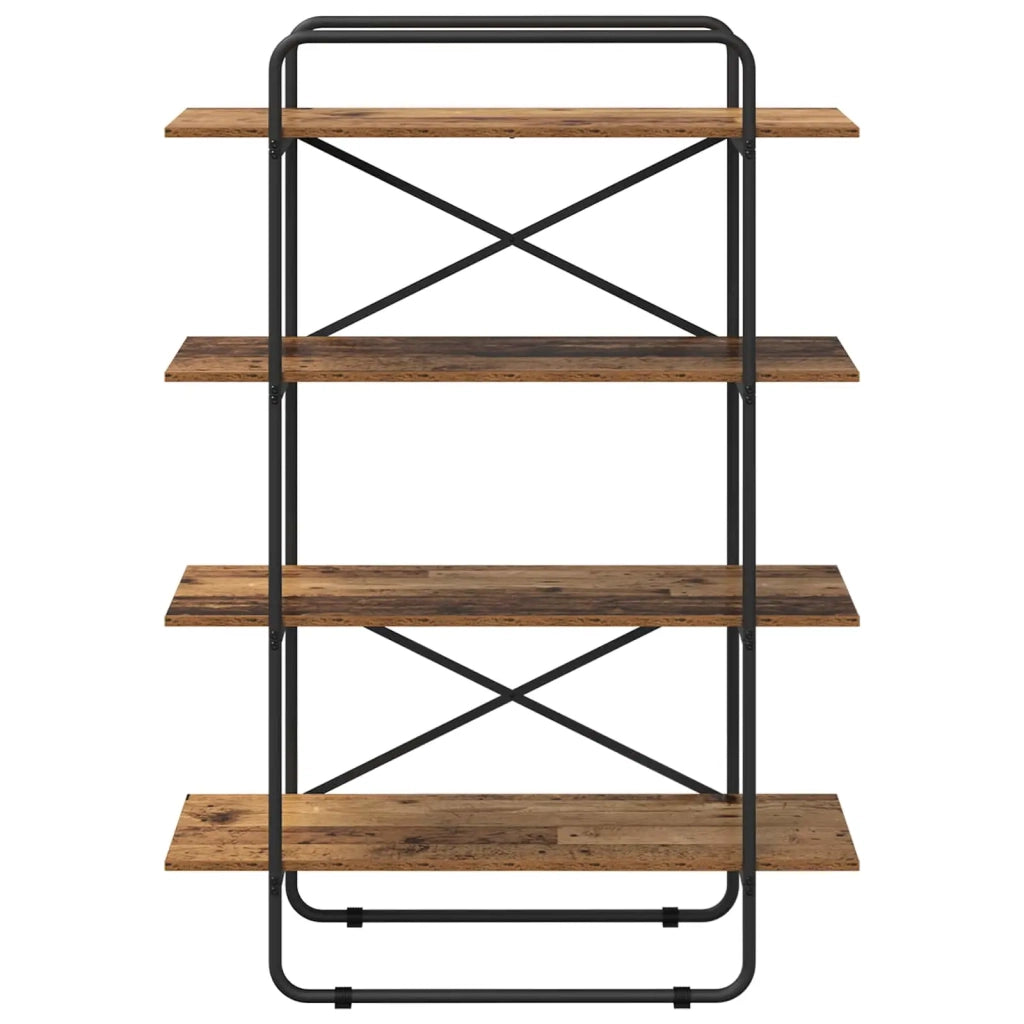 Libreria 4 livelli 100 x 35 x 140 cm PB Legno di quercia 8007790