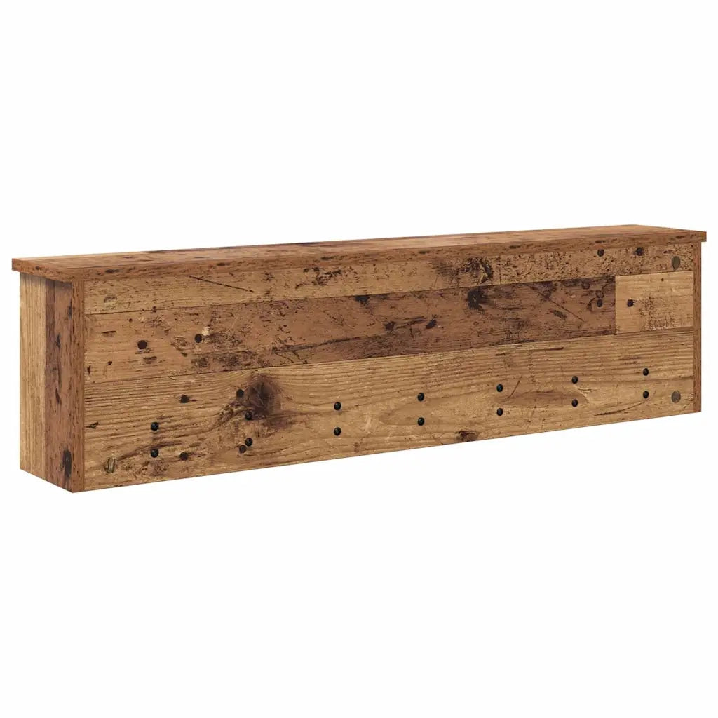 Appendiabiti a muro Legno vecchio 100 x 16 x 26 cm CFW6344837