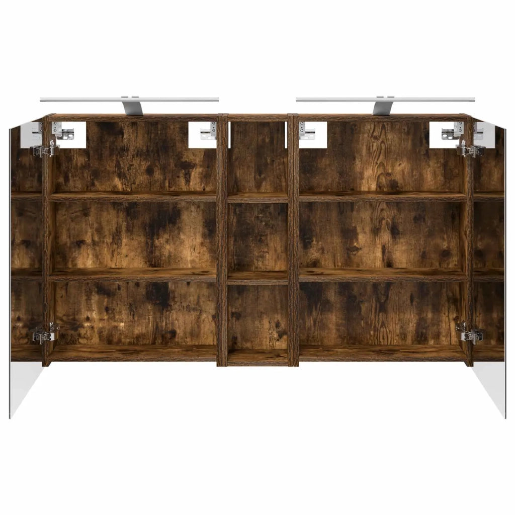 Set di Armadi da Bagno con lo scaffale 3 pcs 120 x 14,5 x 70 cm