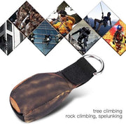 Cinturone di sicurezza per arrampicata e alpinismo con sacchetto di lancio - corda di lancio per lavori di arboricoltura