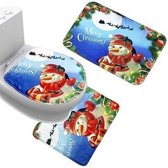 Kodoo 3 picece antiscivolo tappetino da bagno set sea world (+ p