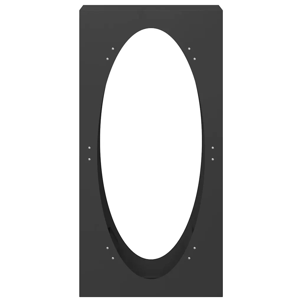 Rastrelliera per Legna da Ardere Nera 50x23x100 cm CFW5721541