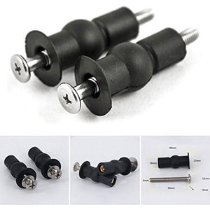 Xpccj wc top copertura coperchio 2pcs raccordo di fissaggio sedi