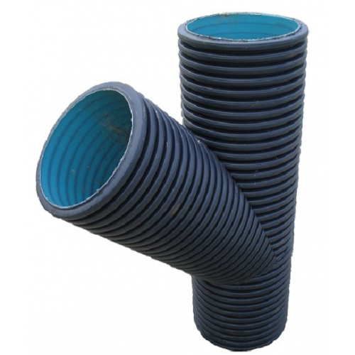 Braga ridotta 45 per tubo corrug ato d.315 200 saldata