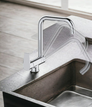 Miscelatore per cucina sottofinestra abbattibile