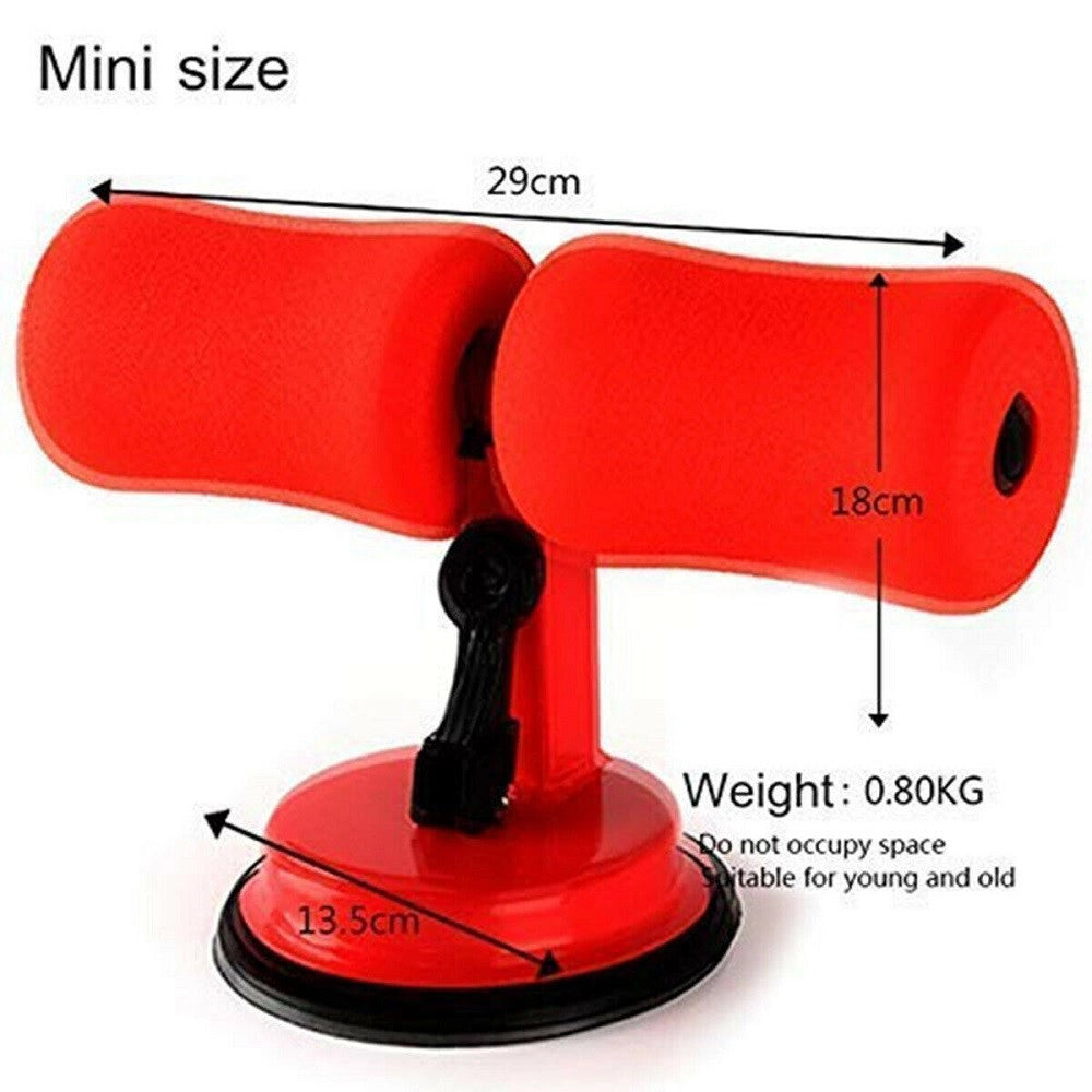Trade Shop - Attrezzo Per Addominali Fitness Ventosa Sport Spugna Caviglie Curl Push Up Sit -