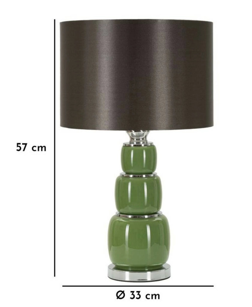 Lampada da tavolo Castino, Luce da scrivania , Luminaria da ufficio, Lampada da lavoro, 33x33 h57 cm, Bianco e Grigio